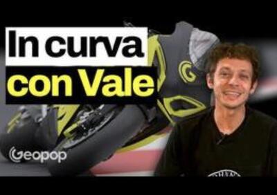 La fisica della moto spiegata da Valentino Rossi