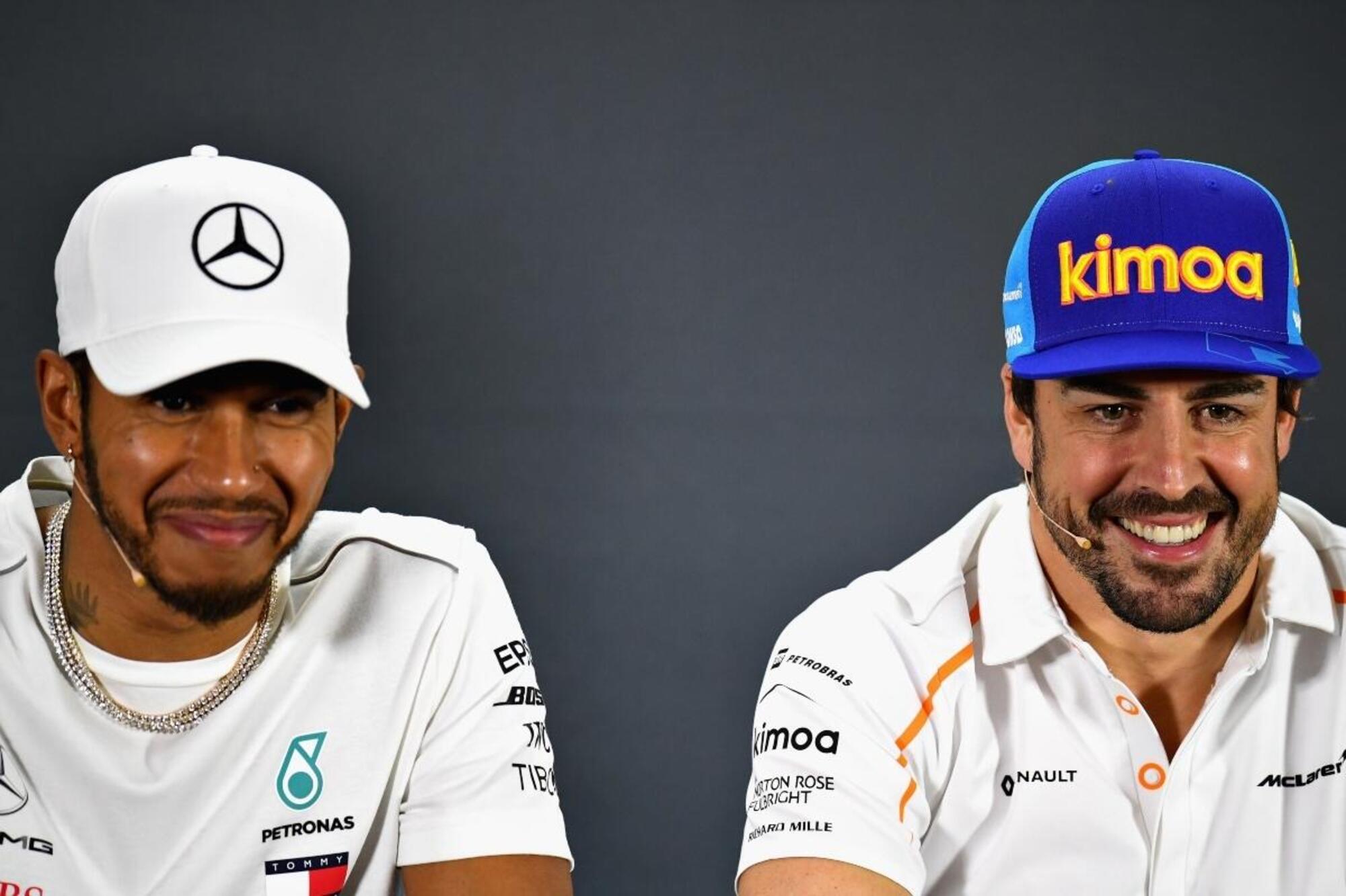 Lewis Hamilton e Fernando Alonso