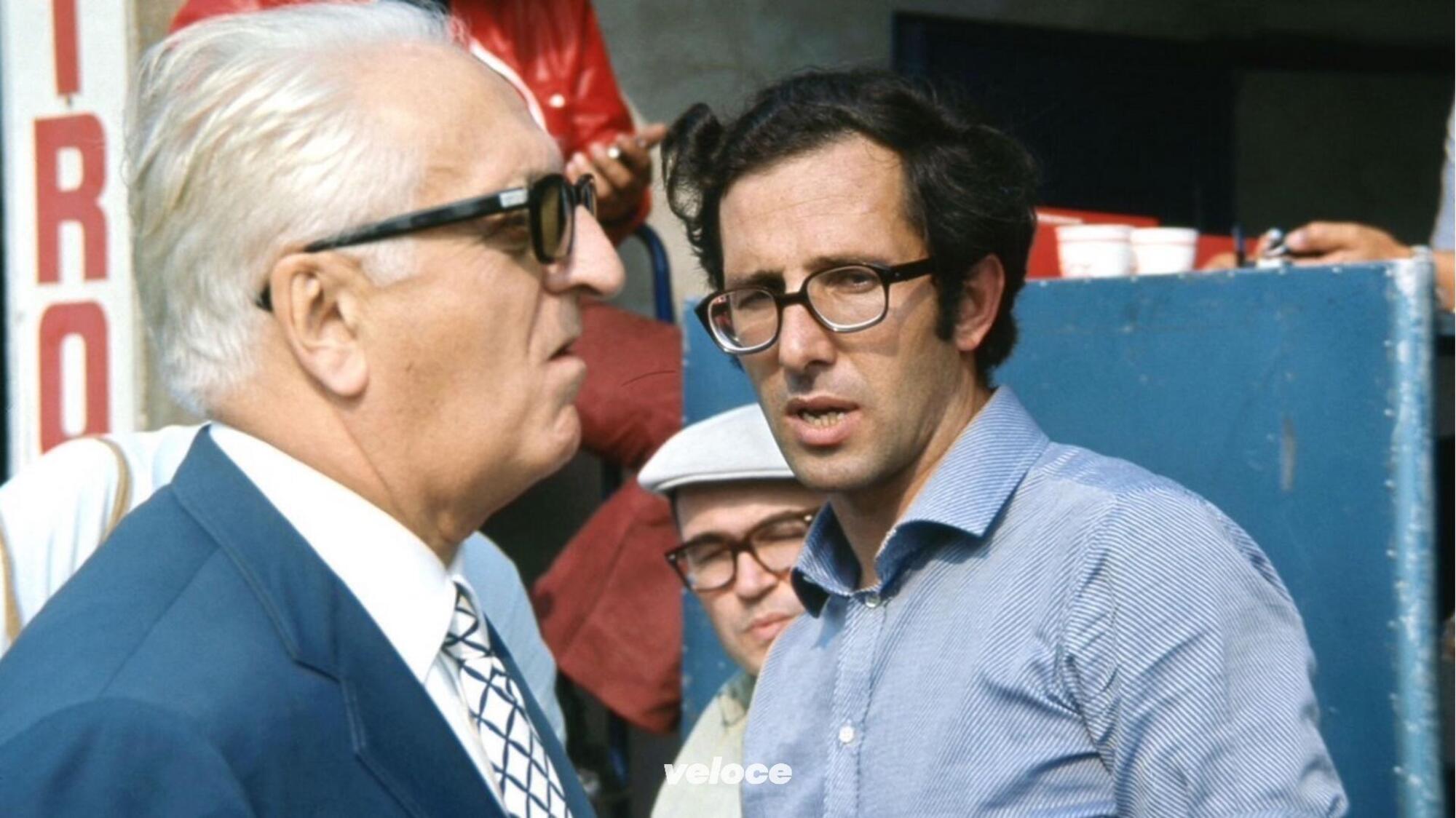 Enzo Ferrari e Mauro Forghieri