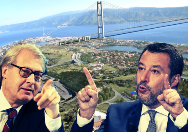 Ponte sullo Stretto, ecco a che punto &egrave; l&rsquo;opera. Ma Sgarbi: &ldquo;Miraggio di Salvini&rdquo;. E sul rischio terremoto&hellip;