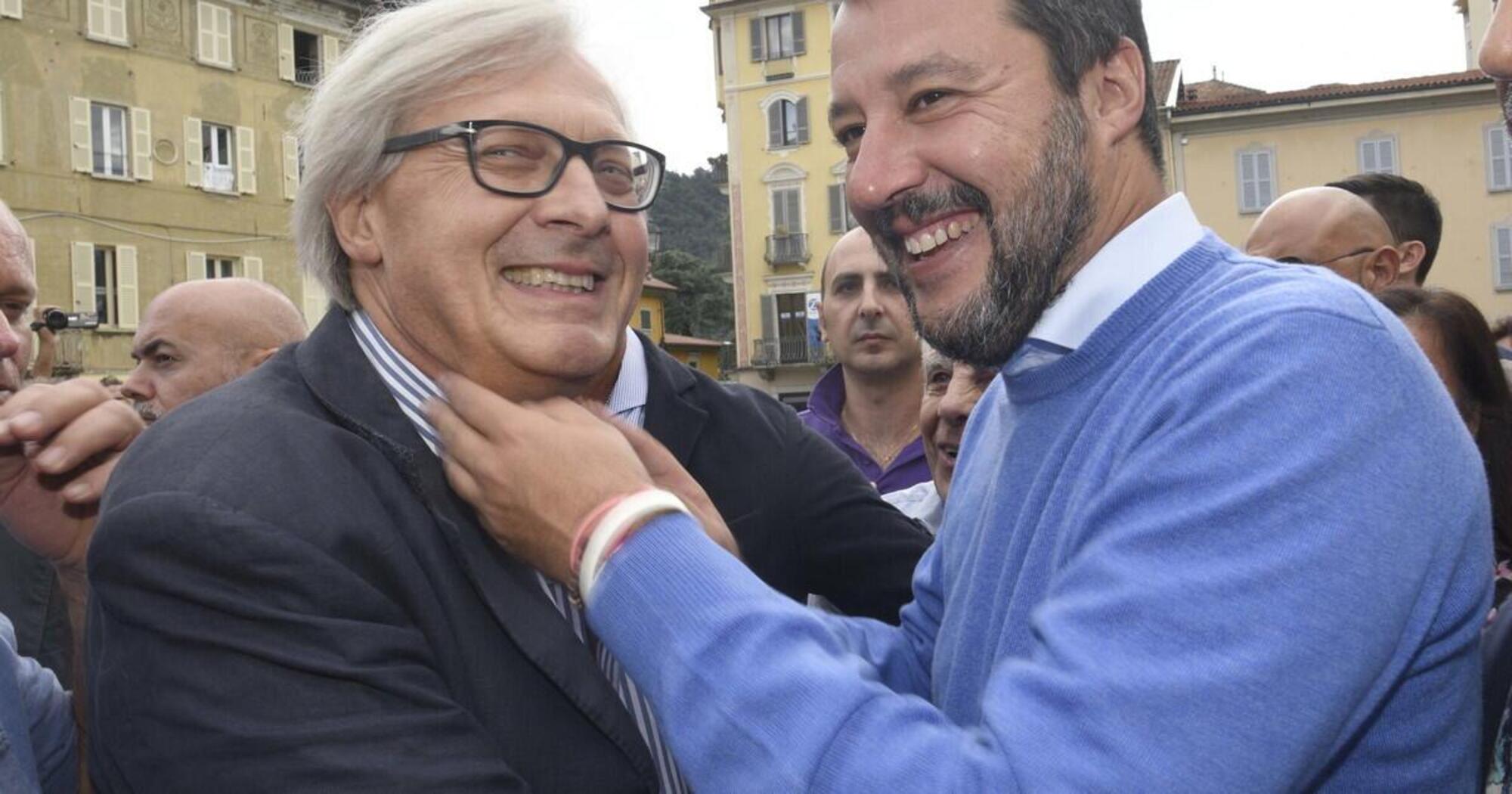 Sgarbi e Salvini