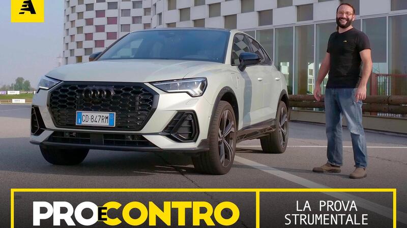 Audi Q3 Sportback, PRO e CONTRO | La pagella e i numeri della prova strumentale [Video]