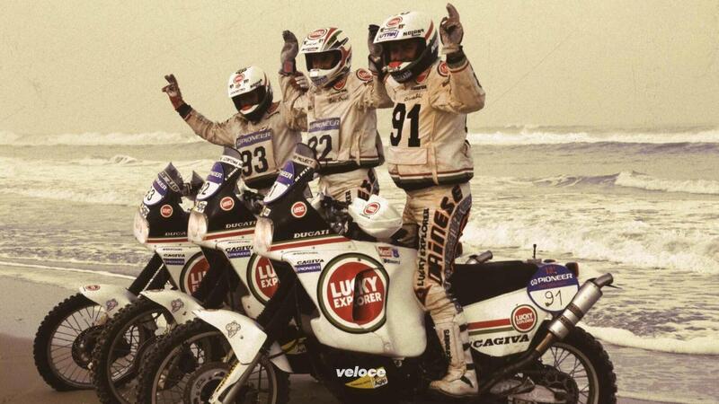 Le Storie di Nico: le Cagiva di Azzalin alla Dakar 