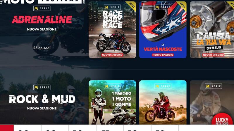 MotoFestival MY2023: il nostro &quot;Netflix delle moto&quot; &egrave; online con tante novit&agrave;