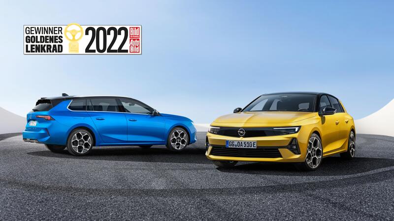 Opel Astra vince il Golden Steering Wheel 2022