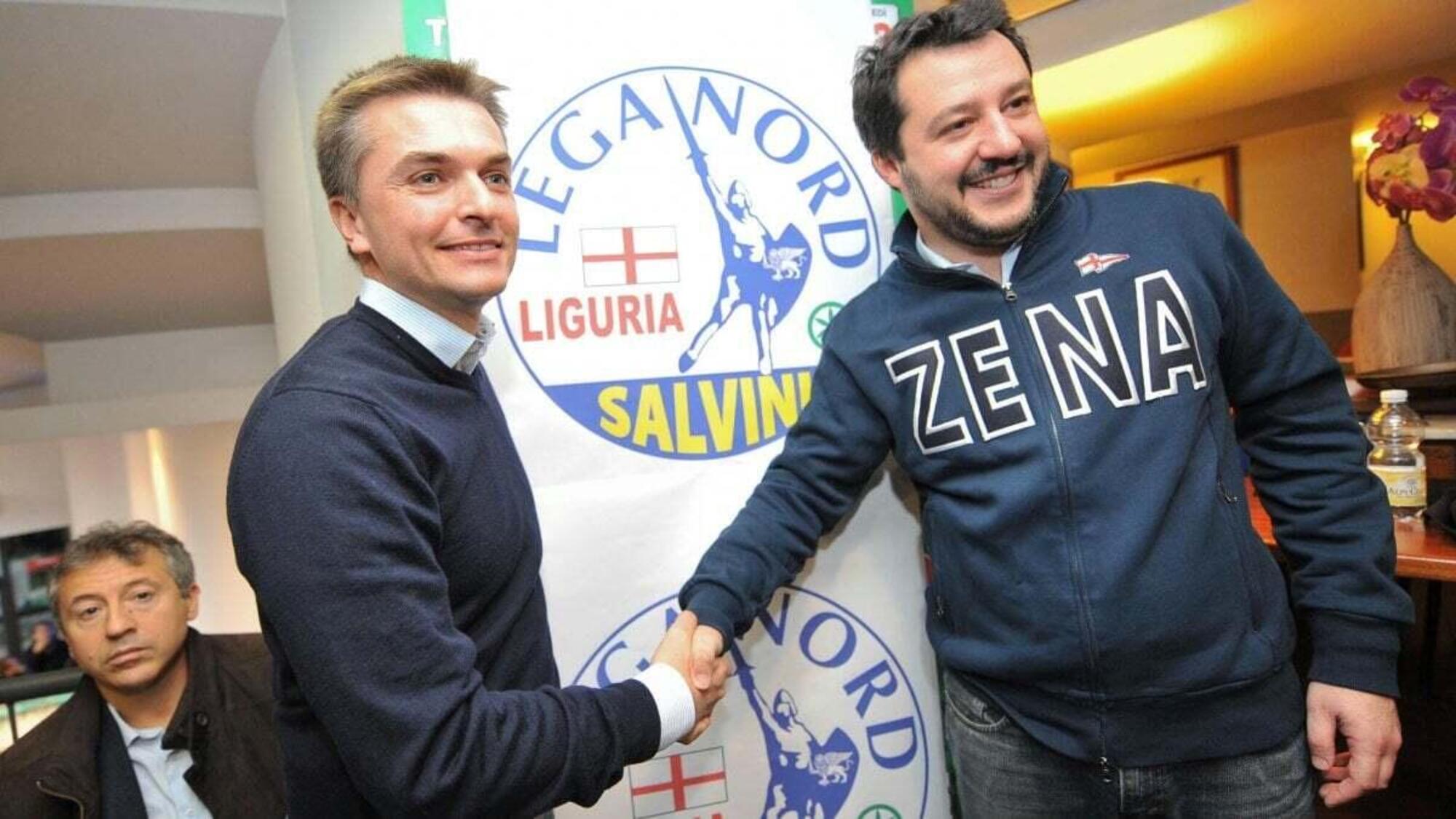 Matteo Salvini ed Edoardo Rixi