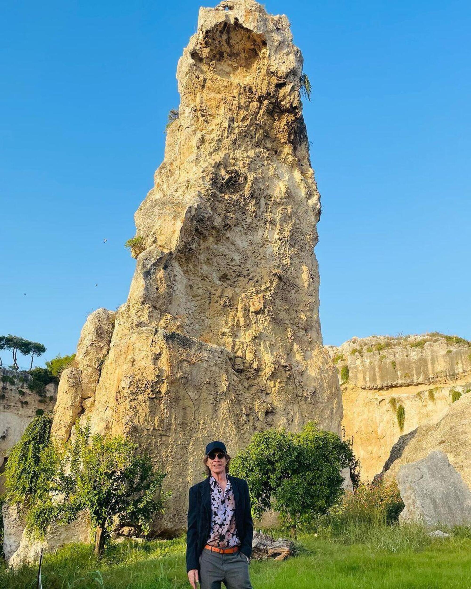 Mick Jagger in Sicilia
