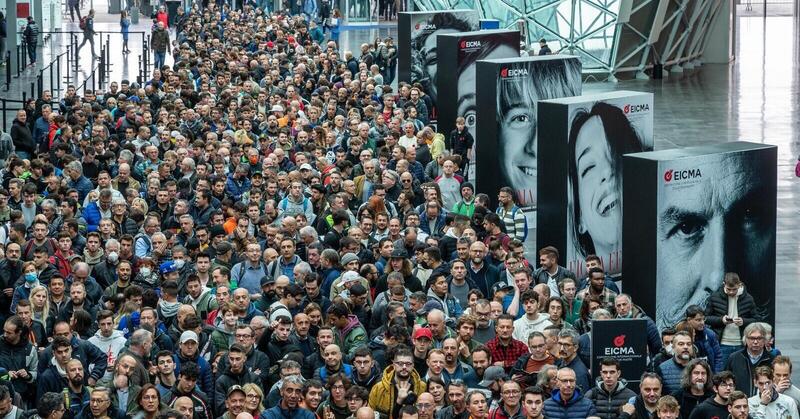 Pi&ugrave; visitatori a EICMA 2022, nonostante le marche assenti