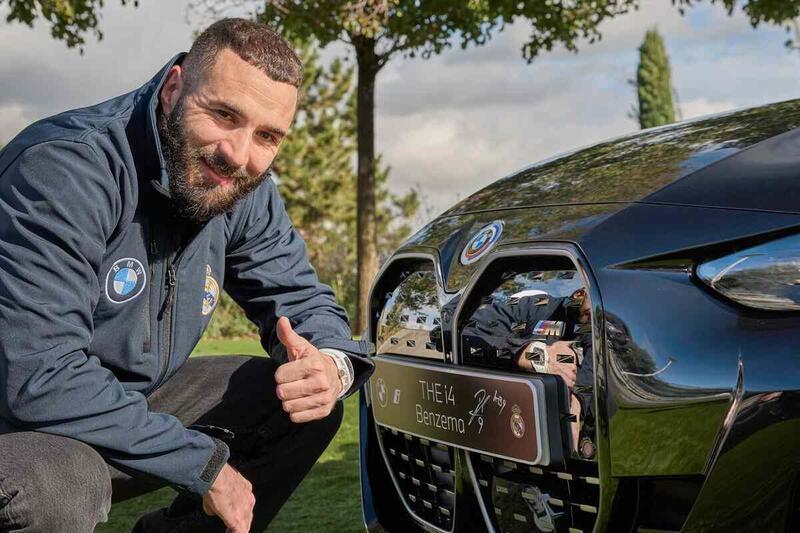 Una BMW elettrica per il Pallone d&#039;Oro Karim Benzema