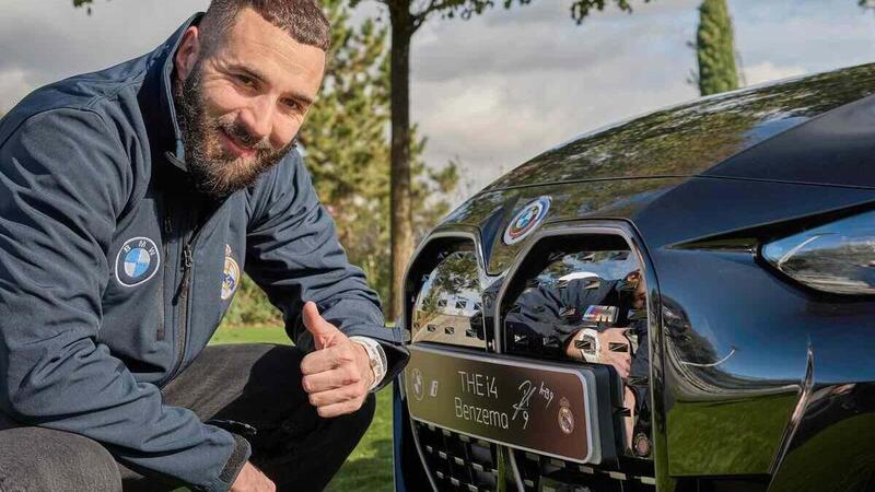 Una BMW elettrica per il Pallone d&#039;Oro Karim Benzema