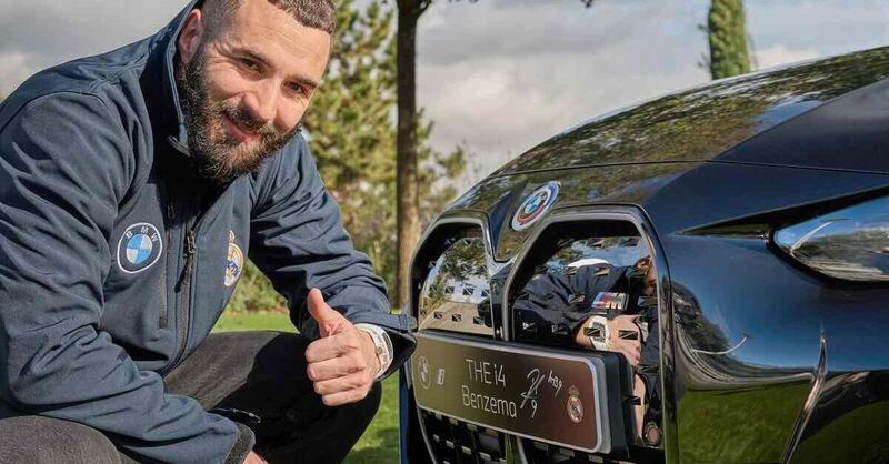 Una BMW elettrica per il Pallone d&#039;Oro Karim Benzema