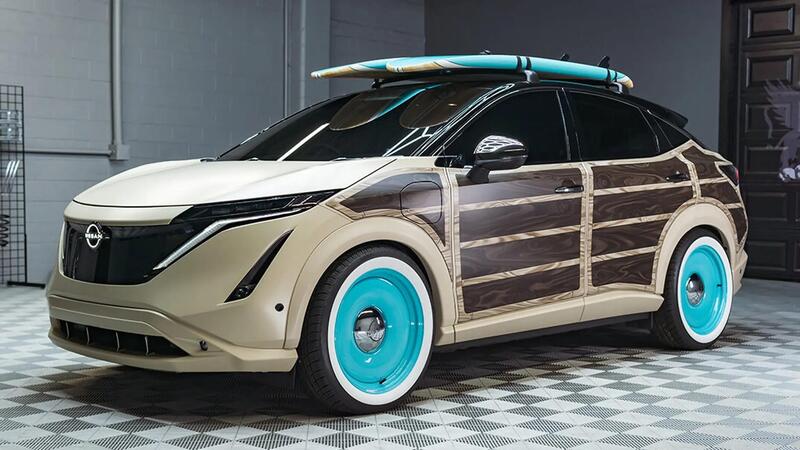 Nissan Ariya Surfwagon al Salone di Los Angeles [VIDEO]