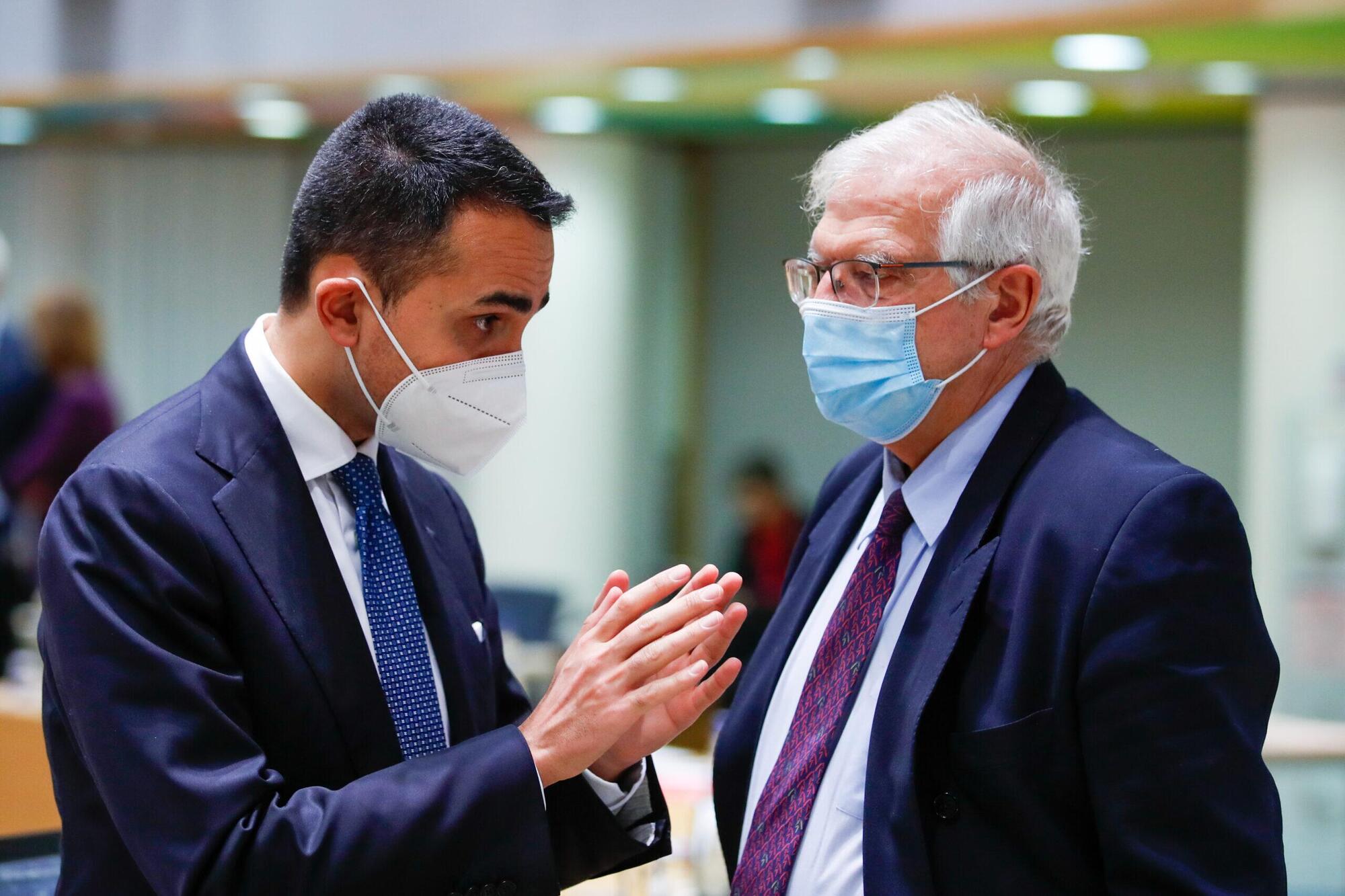 Josep Borrell e Luigi Di Maio