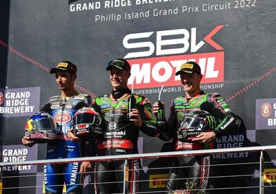 SBK 2022. GP d'Australia. Jonathan Rea vince Gara1 