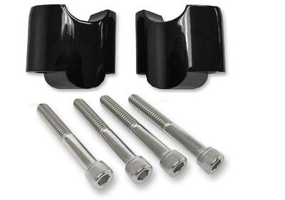 Prolunghe riser alte 2" nere per Sportster Forty E La Choppers