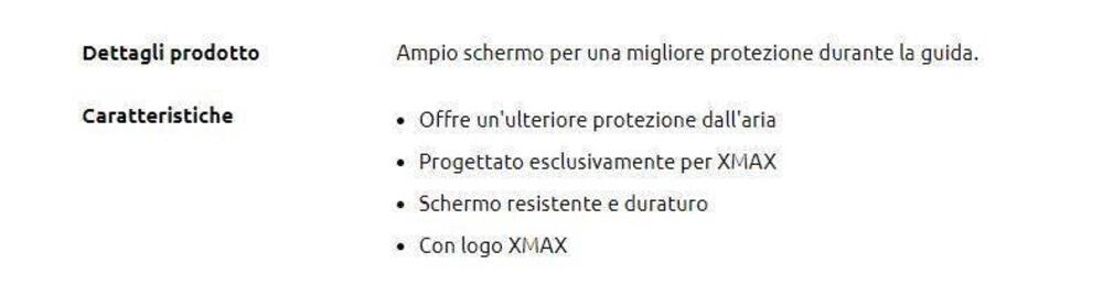 SCHERMO ALTO PER YAMAHA XMAX (4)