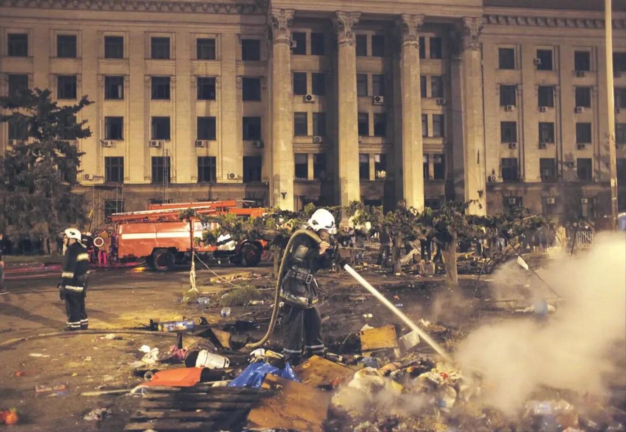 Immagine dalla strage di Odessa