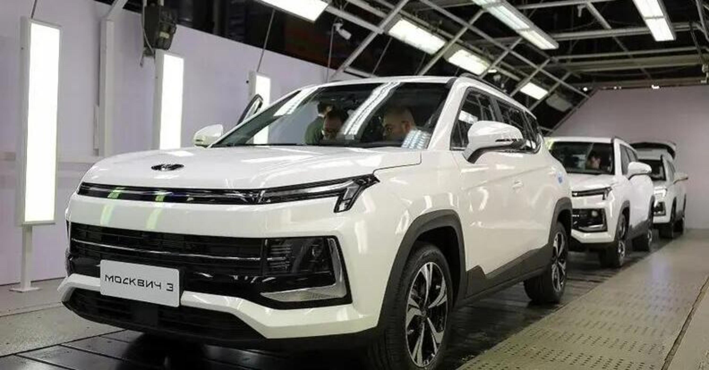 Help, Moskvich is back: the former Renault factory will do the job.  an SUV (Chinese)