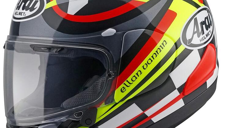 RX-7V EVO, il top di gamma ARAI adesso &egrave; in grafica dedicata al Tourist Trophy 2023