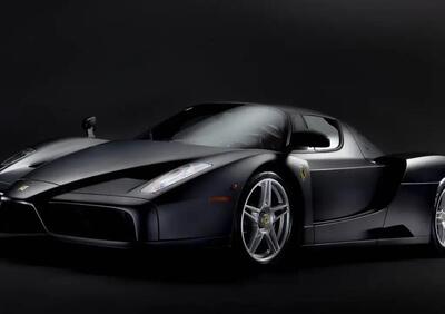 La Ferrari Enzo nera come il carbone, unico esemplare al mondo