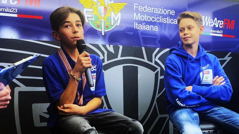 Oltre a Pecco Bagnaia c&#039;&egrave; di pi&ugrave;: sentite i piloti Guido Pini e Gabriel Vuono, 14 e 12 anni [VIDEO]