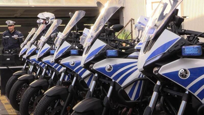 Nuove Yamaha Tracer 7, ed etilometri, alla Polizia Locale di Genova