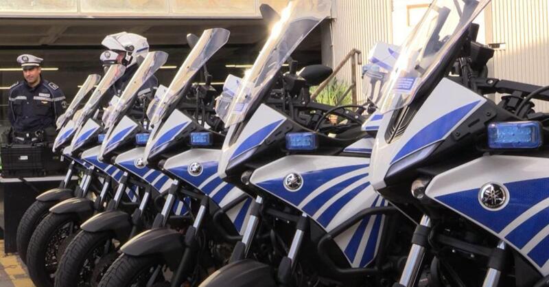 Nuove Yamaha Tracer 7, ed etilometri, alla Polizia Locale di Genova