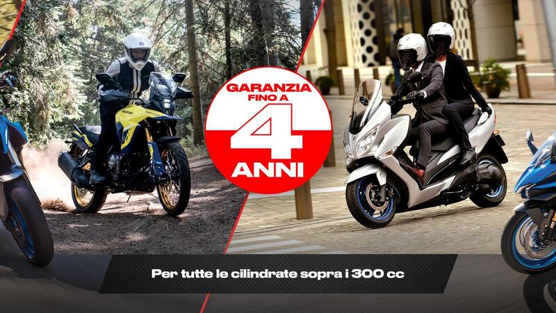 Suzuki presenta l&rsquo;estensione di garanzia &ldquo;Suzuki 4U&rdquo;