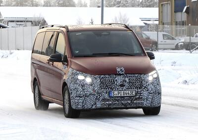 Mercedes EQV, ecco le foto spia del nuovo Facelift