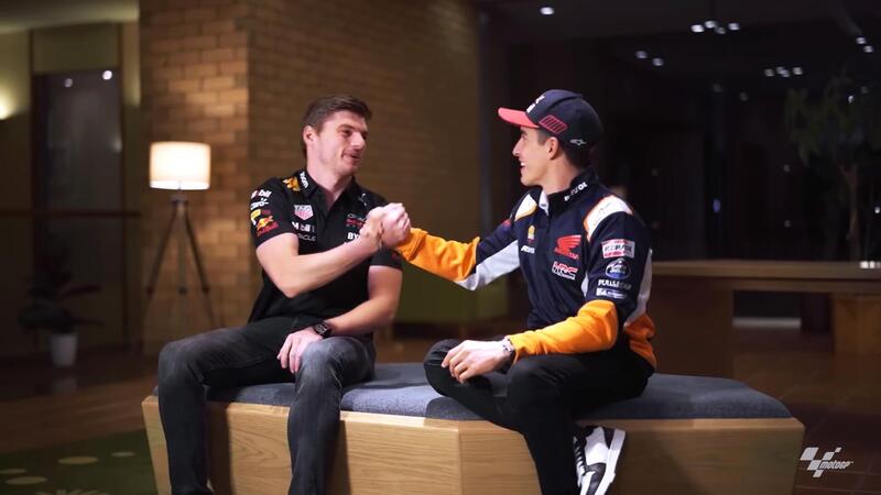 MotoGP 2022. Metti una sera a cena Max Verstappen e Marc Marquez, ecco cosa si sono detti [VIDEO]