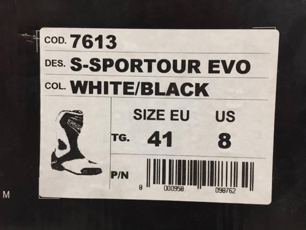 Stivali TCX S-SPORTOUR EVO bianco/nero tg.41 Tcx focus on boots (8)