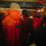 Tifosi marocchini in festa a Milano: le foto di Glauco Canalis