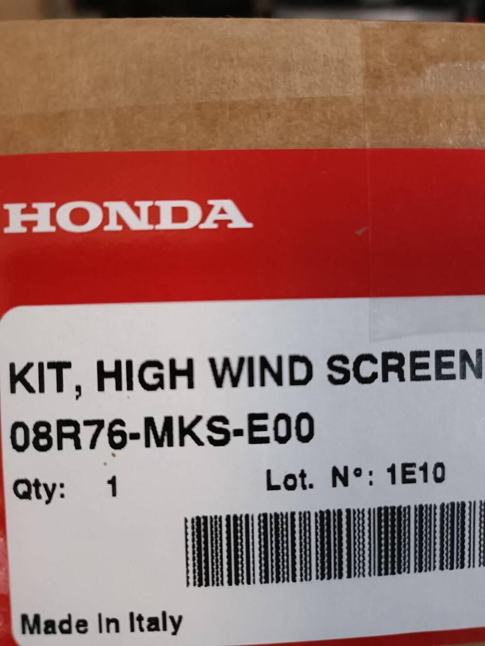 Cupolino originale Honda "maggiorato" trasparente (2)