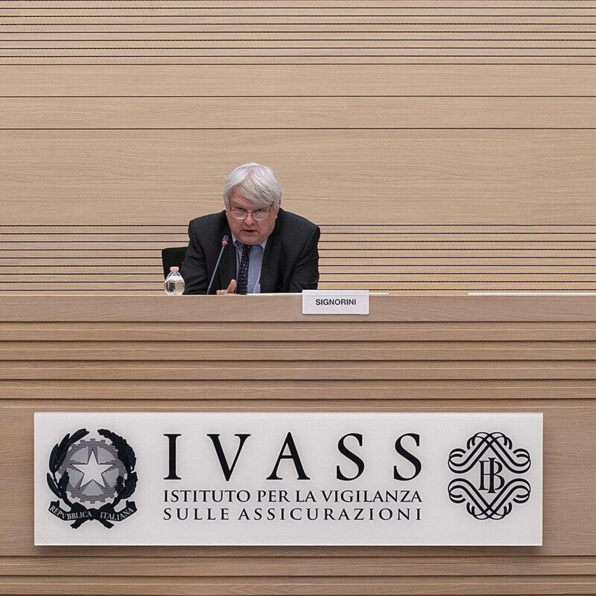 Luigi Federico Signorini, presidente Ivass (Istituto per la vigilanza sulle assicurazioni)