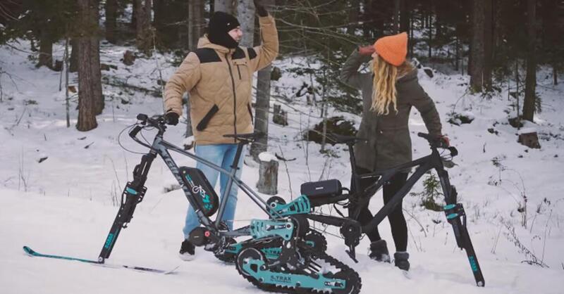 Trasformare una bici in motoslitta? Con questo kit si pu&ograve;! 