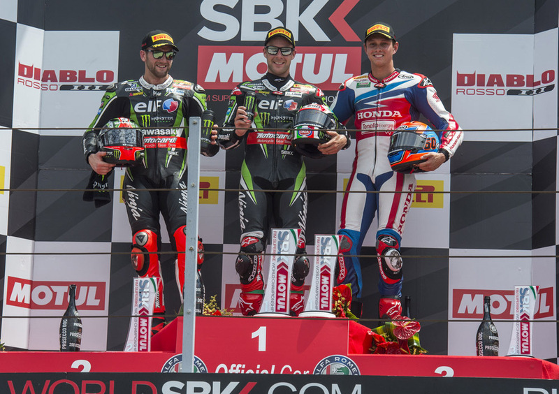 SBK 2016. Rea si impone in Gara 1 a Misano