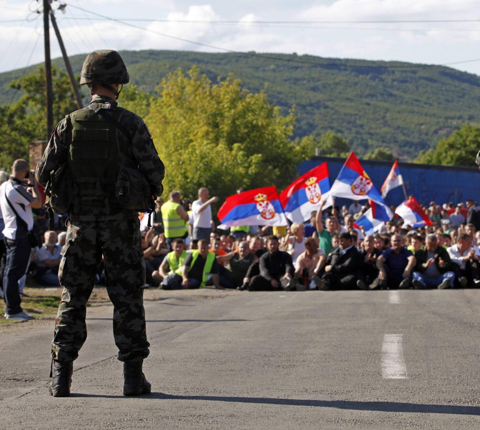 Tensione al confine serbo
