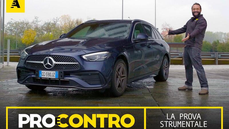 Mercedes Classe C SW, PRO e CONTRO | La pagella e i numeri della prova strumentale [Video]