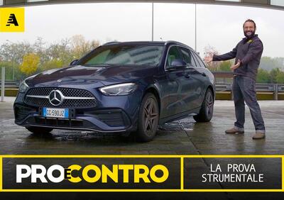 Mercedes Classe C SW, PRO e CONTRO | La pagella e i numeri della prova strumentale [Video]