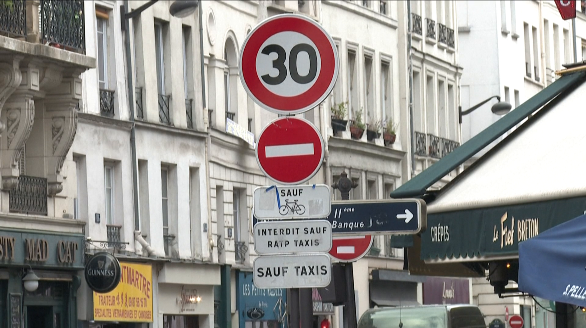 Il limite di velocit&agrave; a Parigi, modello preso d&#039;esempio