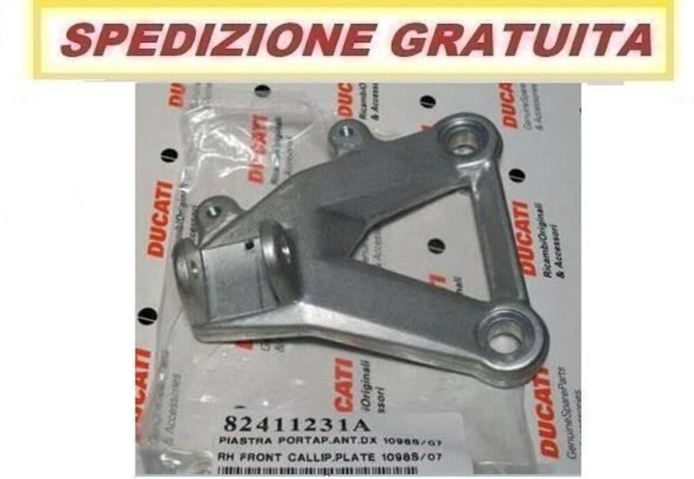 Piastra Portapedana Anteriore Destra Originale Per Ducati
