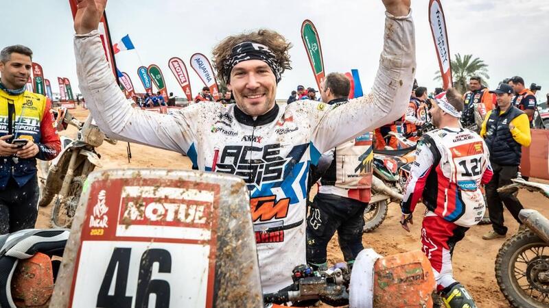 Dakar 2023. Finish Line. Paolo Lucci Pro. Ecco Perch&eacute;!