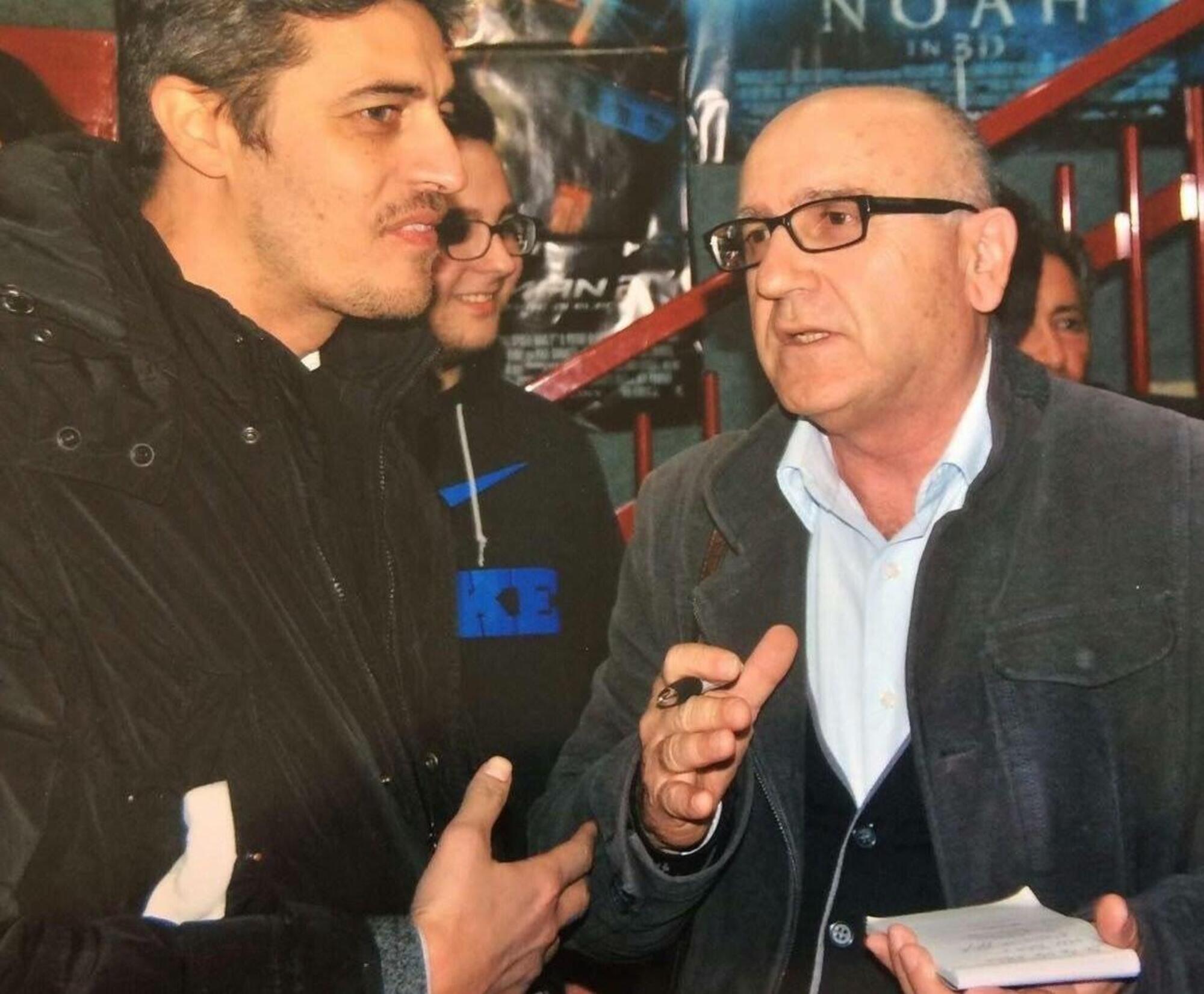 Elio Indelicato direttore di Castelvetrano News con Pif