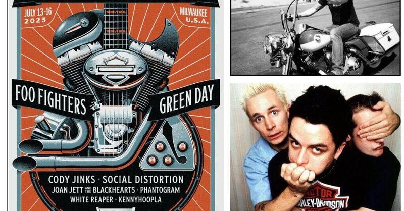 Foo Fighters e Green Day al 120&deg; di Harley-Davidson. Ecco i dettagli di un evento imperdibile