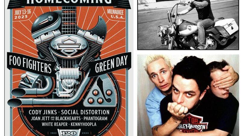 Foo Fighters e Green Day al 120&deg; di Harley-Davidson. Ecco i dettagli di un evento imperdibile