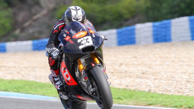 MotoGP. Aprilia cresce nei test di Jerez. Melandri: &quot;Mi sento impacciato&quot;