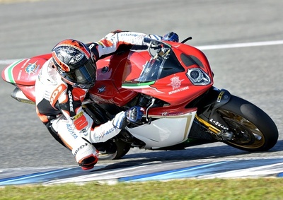 La pioggia disturba i test SBK a Jerez