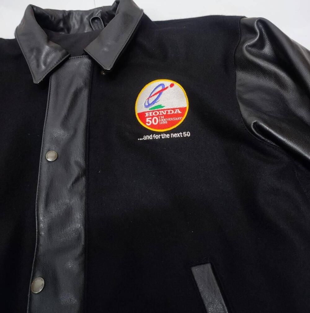 Bomber in pelle 50th anniversary Honda (5)