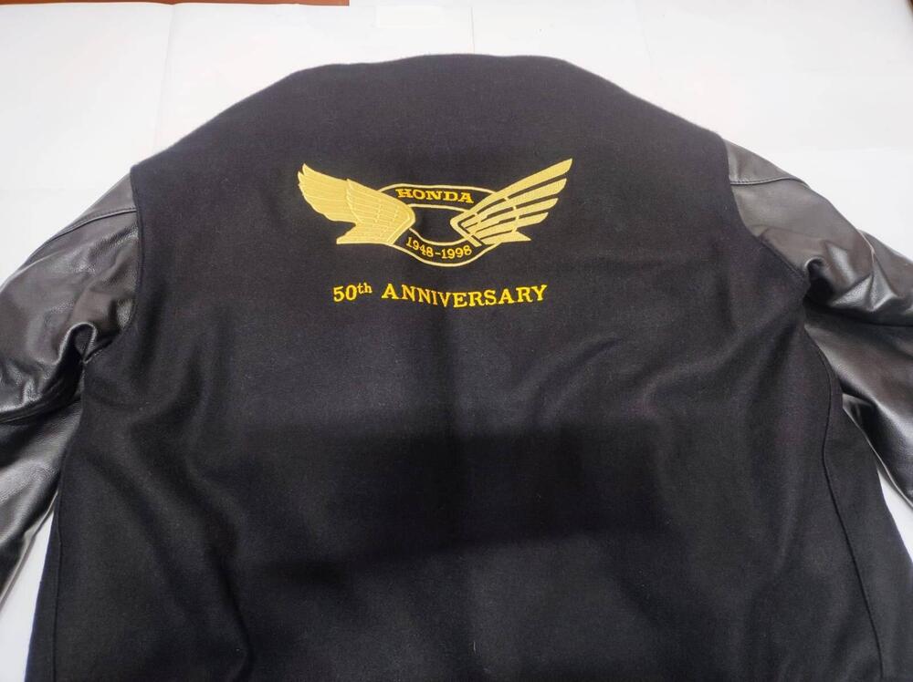 Bomber in pelle 50th anniversary Honda (2)