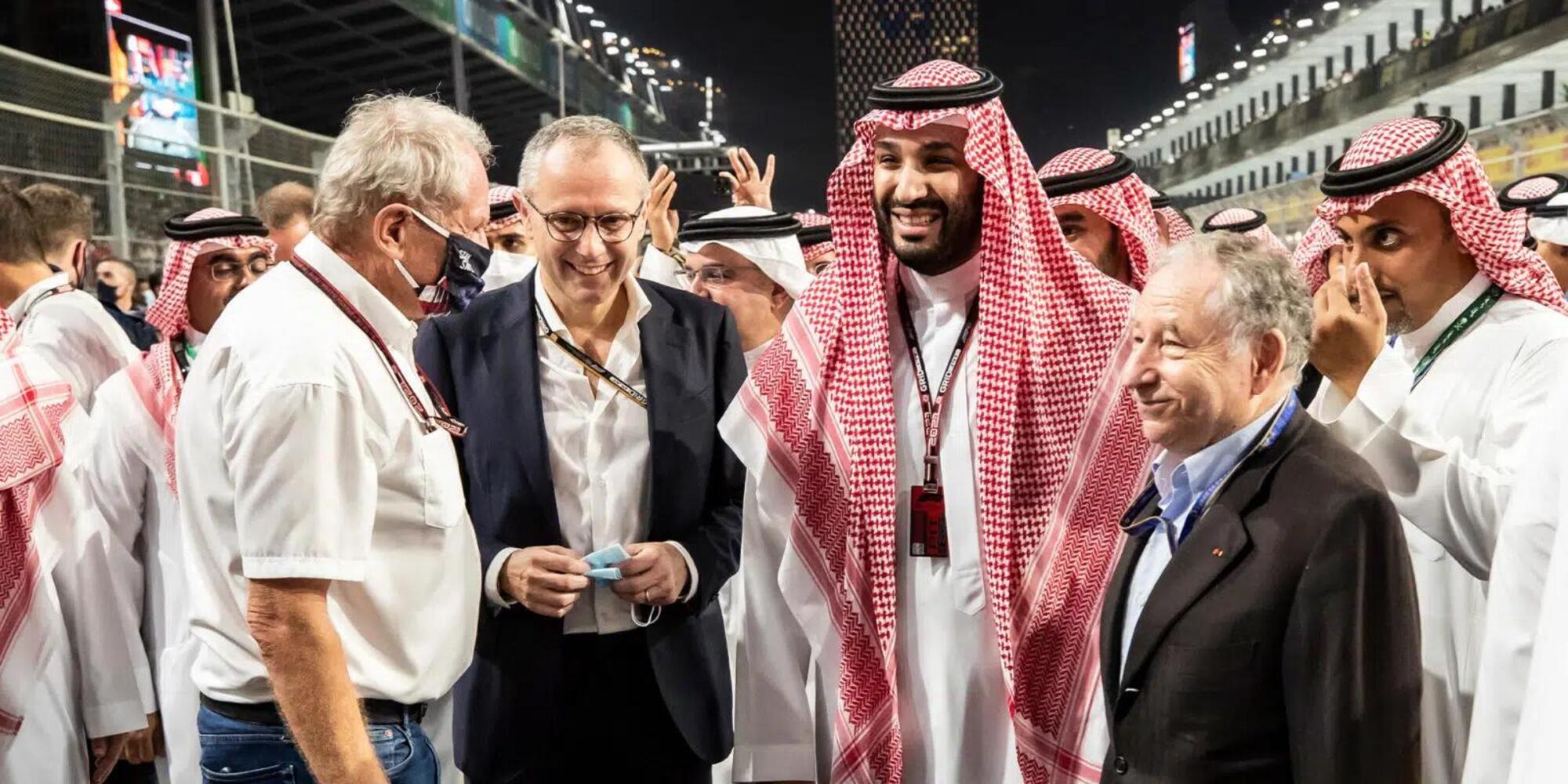 Il principe ereditario saudita Mohammad bin Salman grande appassionato di Formula1